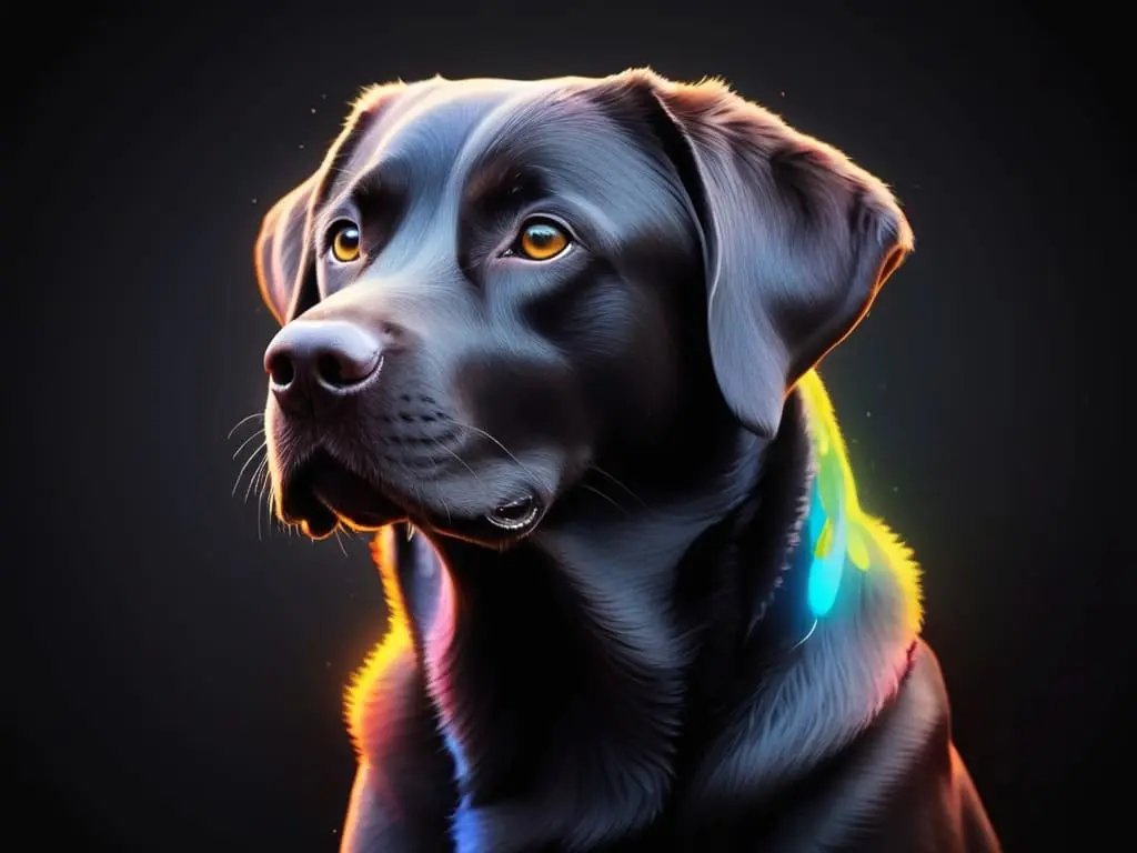 Labrador Retrevier. Dog Breeds. Digital Art