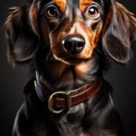 Most popular dog breeds. Photograph of a dachshund