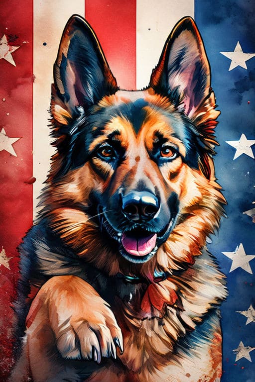 Image of Pets created with AI like Uncle Sam 