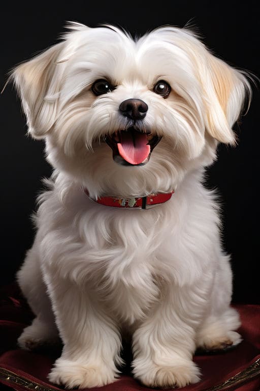 Maltese. Tiny dog breed