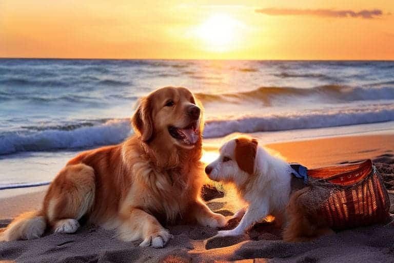 Beach Days with Pets