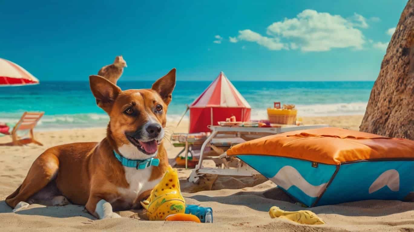 Beach Days with Pets