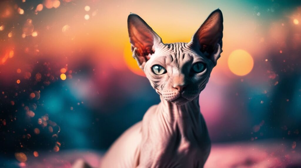 Sphynx Cat Healthy and Happy