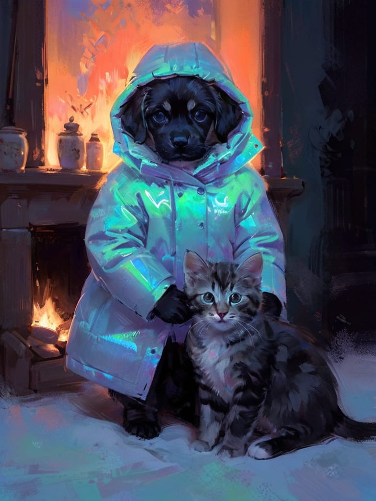 pets in Cozy Scenes