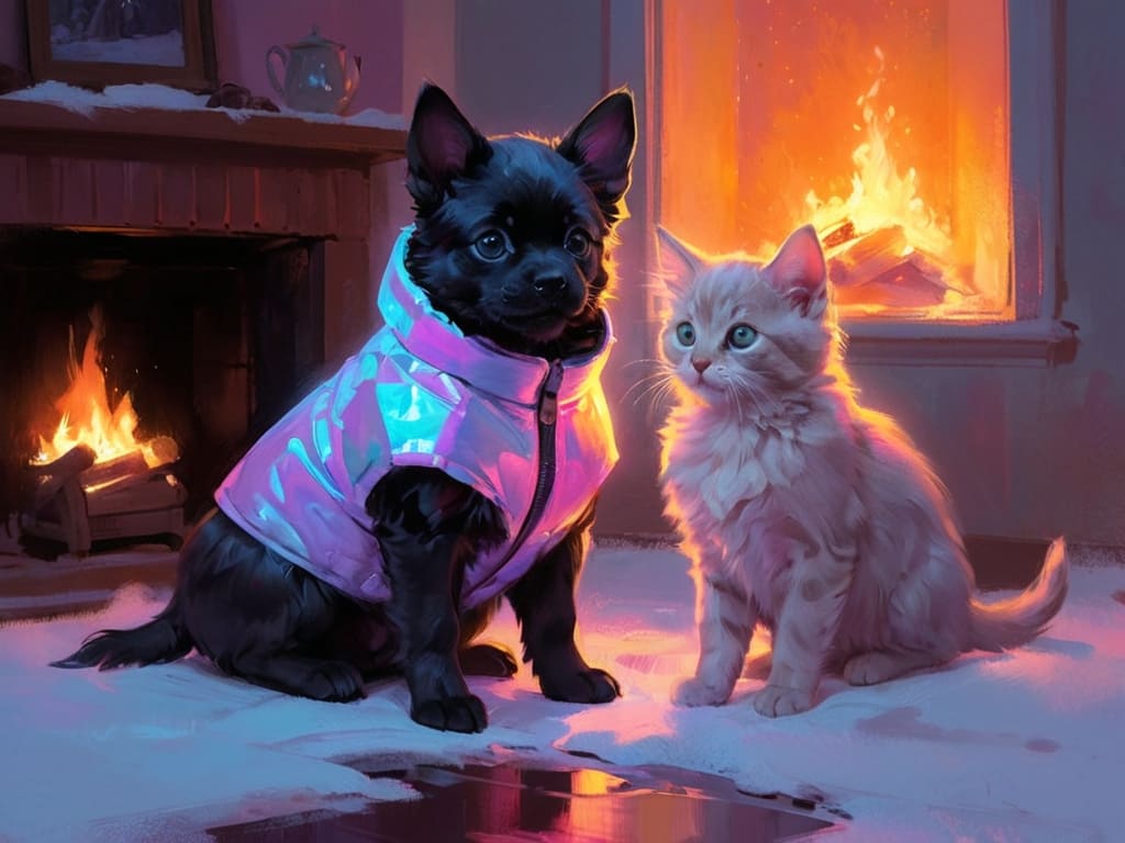 pets in Cozy Scenes