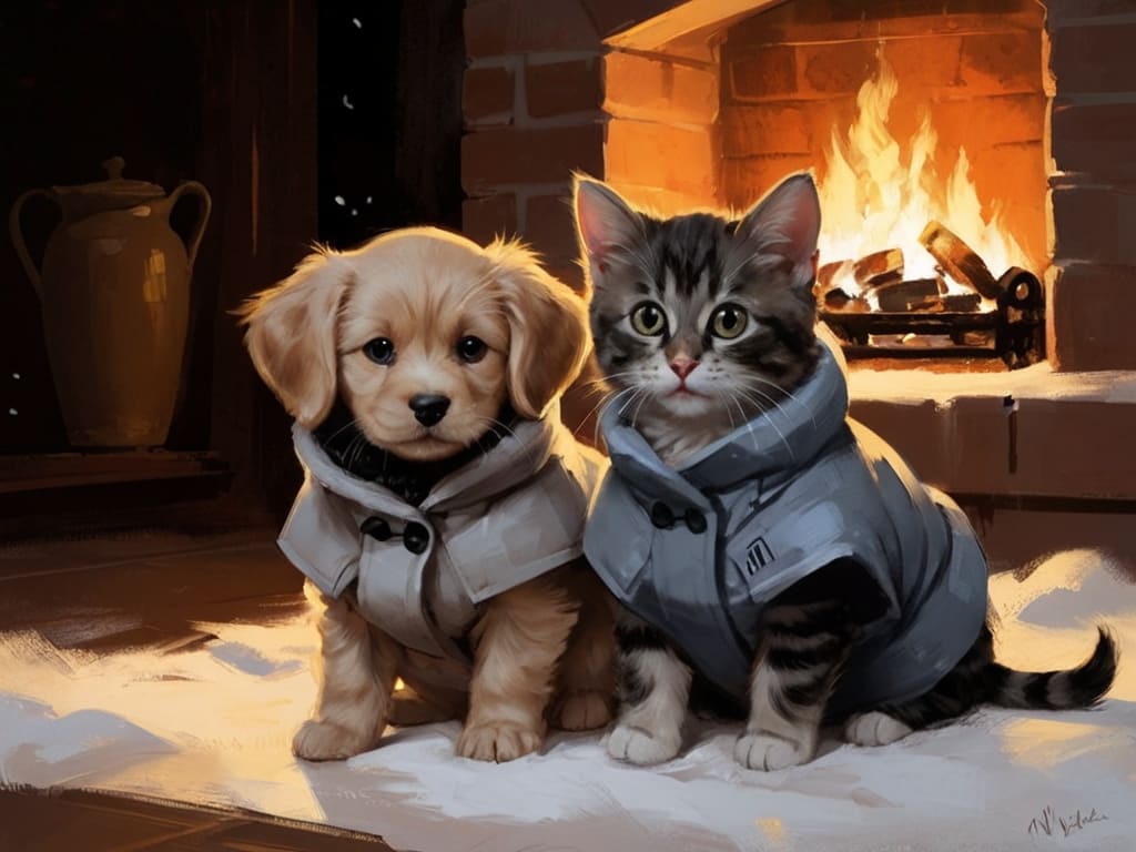 pets in Cozy Scenes