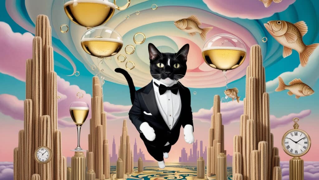 Surreal Feline The Great Catsby