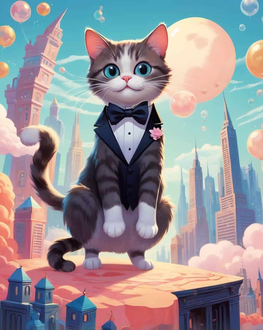 The Great Catsby Surreal Feline Adventure