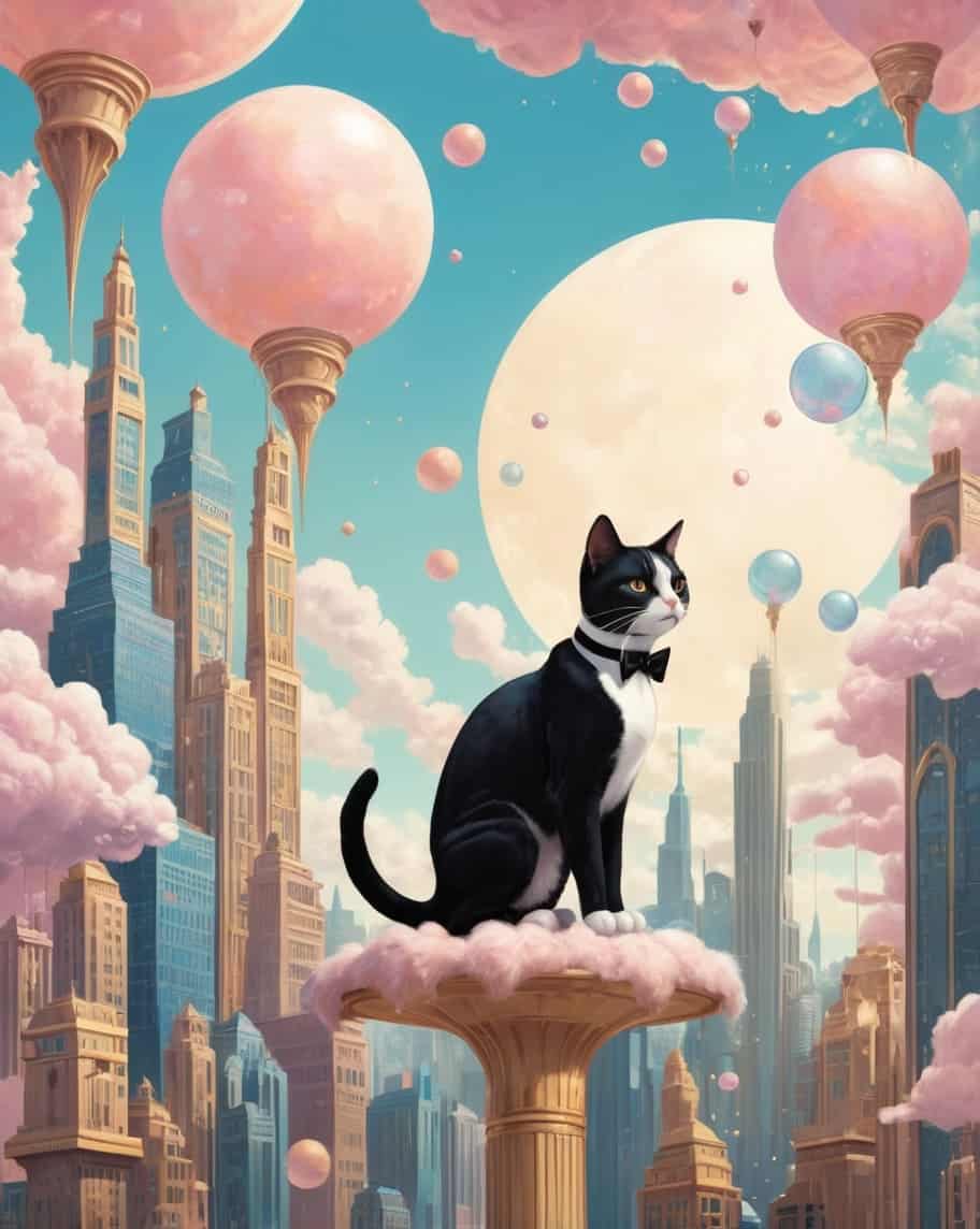 The Great Catsby Surreal Feline