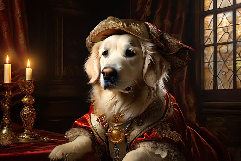 Golden Retrievers in Renaissance