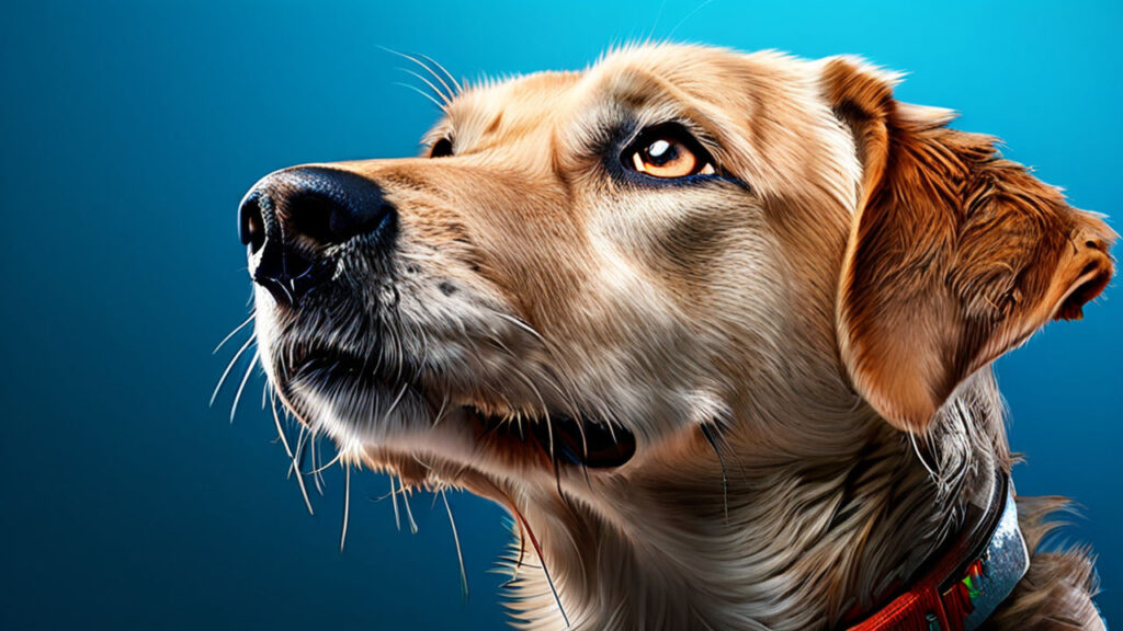 Why Do Dogs Tilt Their Heads? Dog with head tilted to the left side.
