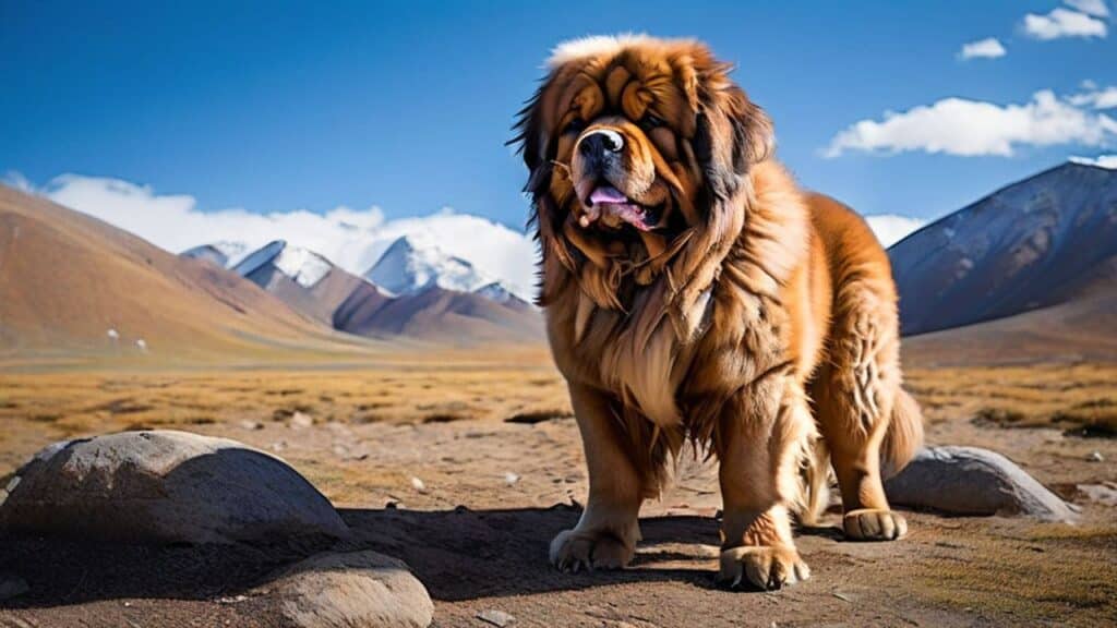 Tibetan Mastiff. Image created with AI.