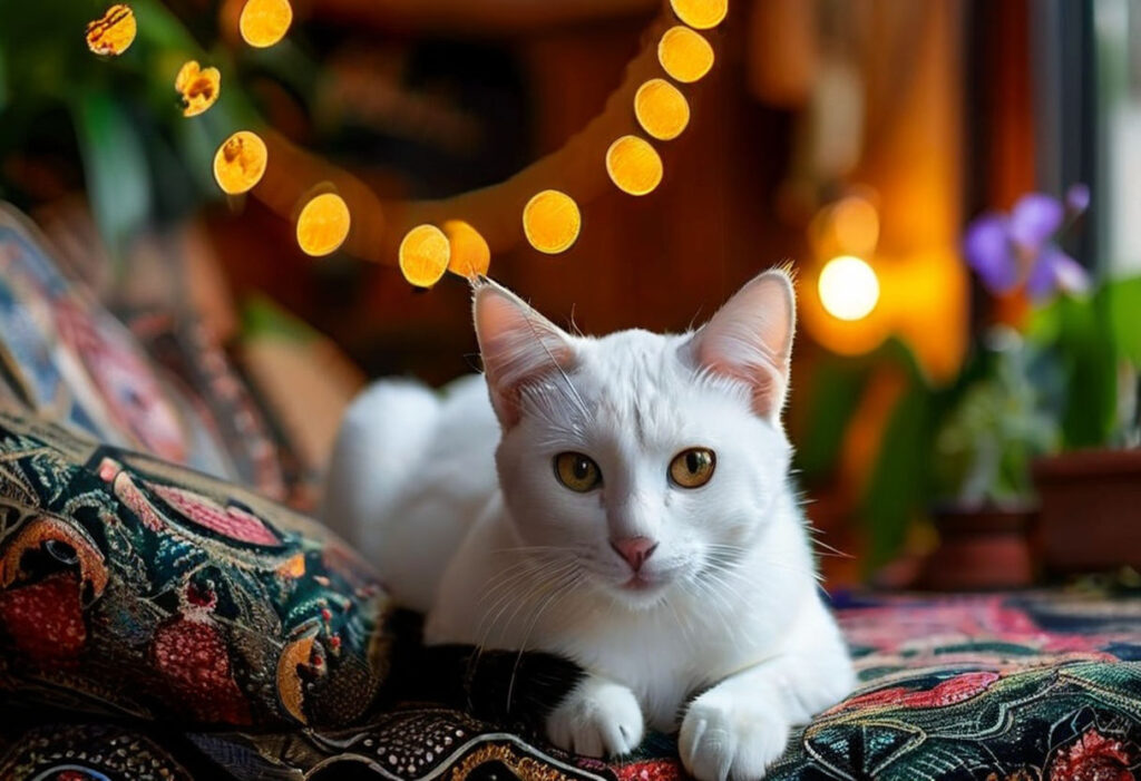 Khao Manee. Rare Exotic Cat Breeds