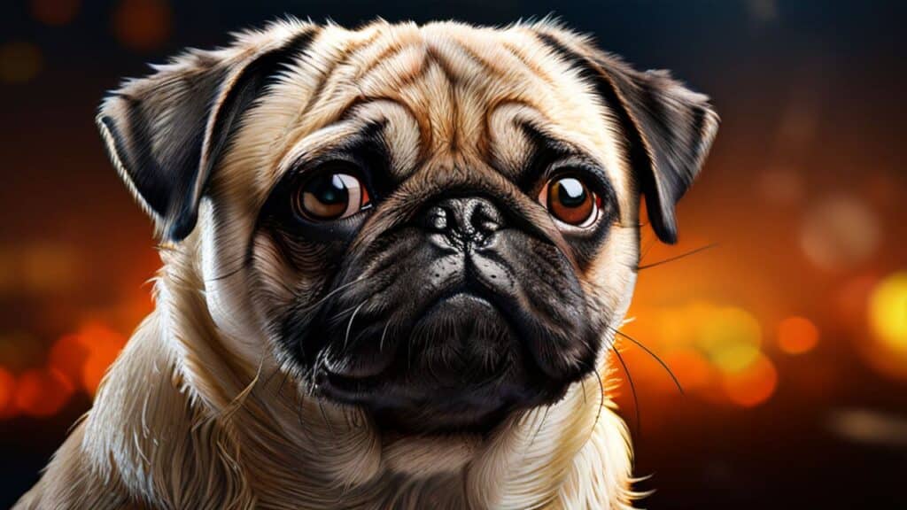 Pug dogs